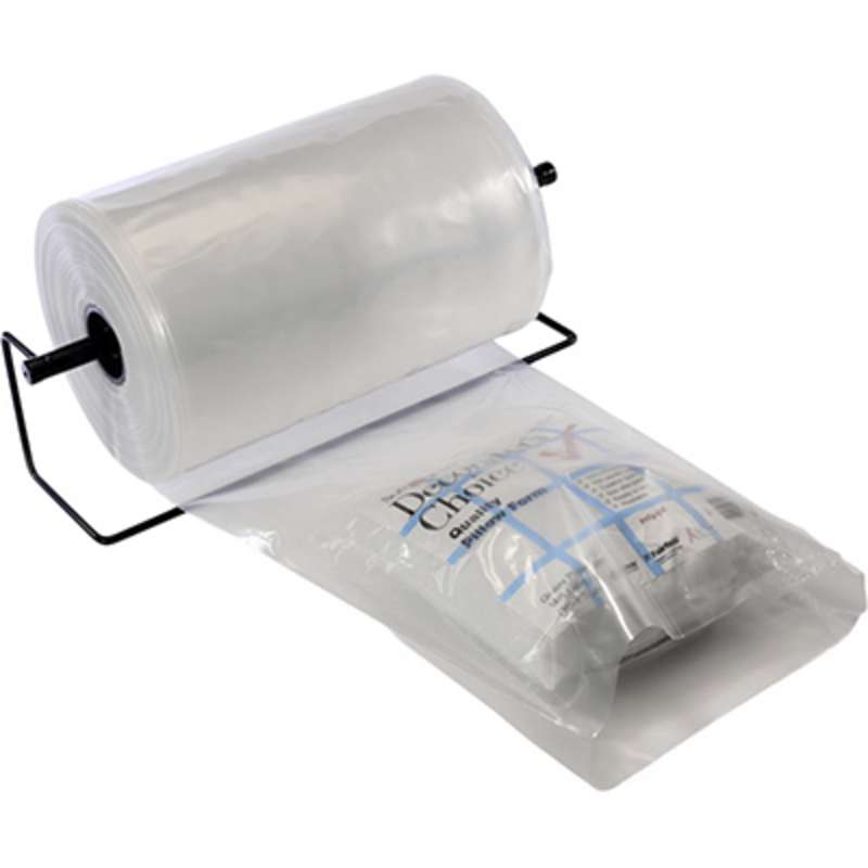 CLEAR POLY TUBING ROLL 4in x 4000 ft 1.5 MIL